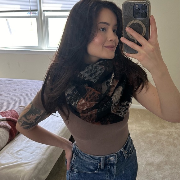 Plaid Infinity Scarf OS - Picture 5 of 6